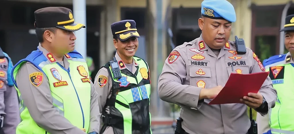 Kapolres Cilegon Periksa Kesiapan Anggota Jelang Operasi Ketupat Maung 2026