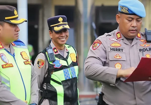 Kapolres Cilegon Periksa Kesiapan Anggota Jelang Operasi Ketupat Maung 2026