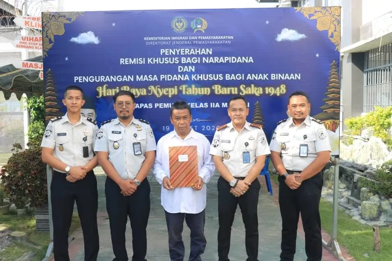 Lapas Pemuda Madiun Beri Remisi Nyepi untuk Satu Warga Binaan Hindu