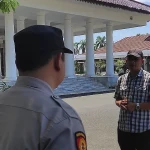 Kanit Intelkam Polsek Serang Pimpin Apel Pengamanan Mudik Gratis Pemprov Banten 2026