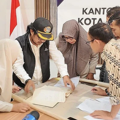 Kantah Lhokseumawe dan BPKD Aceh Utara Koordinasi Optimalisasi Data Aset Pasar Tradisional