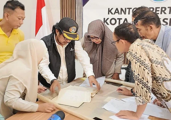 Kantah Lhokseumawe dan BPKD Aceh Utara Koordinasi Optimalisasi Data Aset Pasar Tradisional