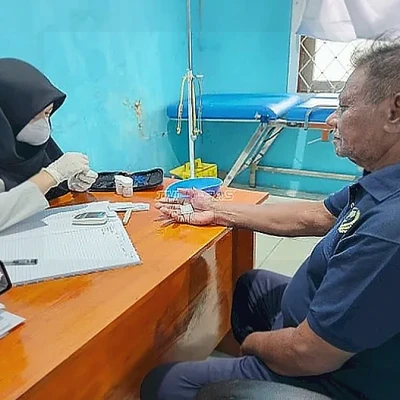 Lapas Tual Prioritaskan Kesehatan Warga Binaan Lansia Lewat Posyandu Rutin