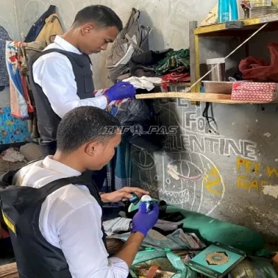 Lapas Luwuk Sita Handphone dan Benda Terlarang dalam Penggeledahan Blok Hunian