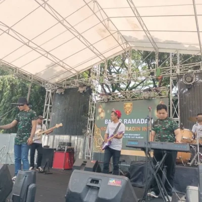 Passai Band Lapas Bandar Lampung Pukau Pengunjung Bazar Ramadhan Kodam Radin Intan