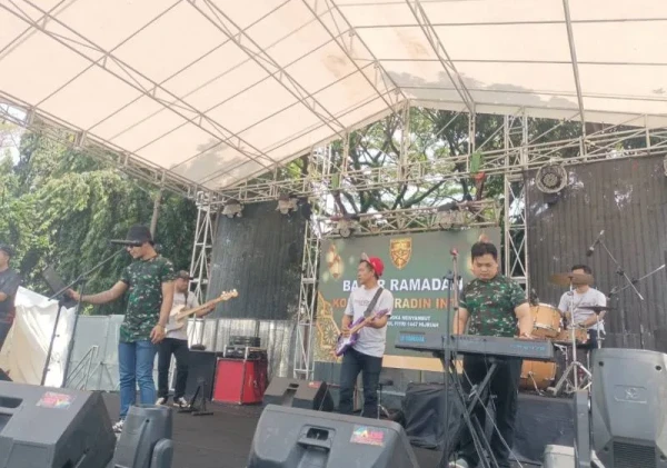 Passai Band Lapas Bandar Lampung Pukau Pengunjung Bazar Ramadhan Kodam Radin Intan