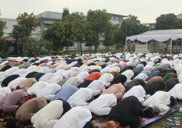 Rutan Kelas I Tangerang Gelar Sholat Idul Fitri 1447 H, Ajak Warga Binaan Introspeksi Diri