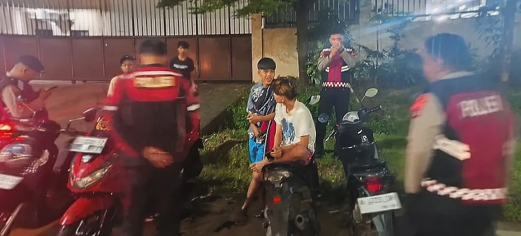 Polres Serang Patroli Malam di Cikande, Sasar Balap Liar dan Kenakalan Remaja