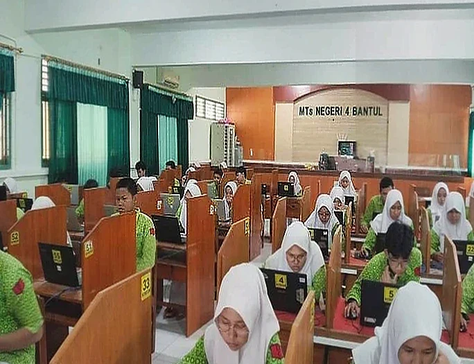 242 Siswa MTsN 4 Bantul Ikuti Try Out TKA Dikpora Kabupaten