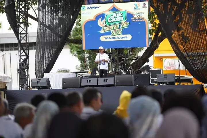 Wali Kota Sachrudin Resmi Buka Jakcloth Lebaran Fair 2026 di Mall Metropolis Tangerang