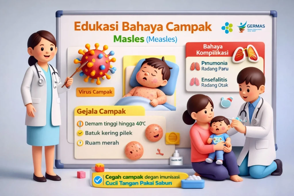 Dinas Kesehatan Yogyakarta Ingatkan Warga Waspada Campak dan Pentingnya Vaksinasi
