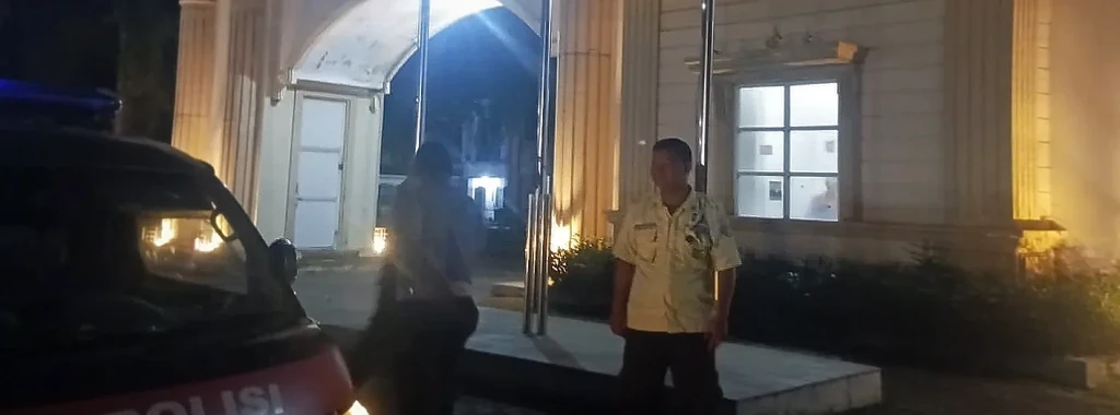 Polsek Kramatwatu Patroli Perumahan Taman Krakatau, Ajak Satpam Waspada