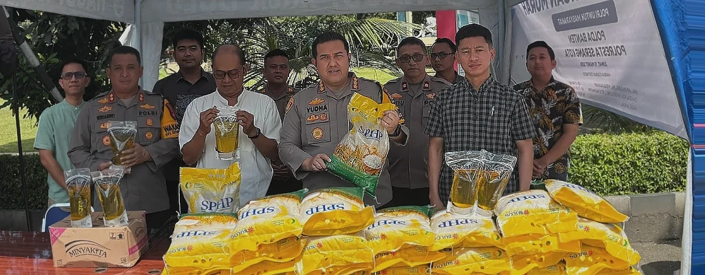 Polresta Serang Kota Ikut Gerakan Pangan Murah Serentak Jaga Stabilitas Harga