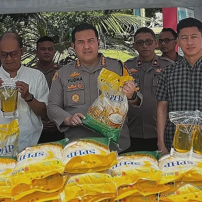 Polresta Serang Kota Ikut Gerakan Pangan Murah Serentak Jaga Stabilitas Harga