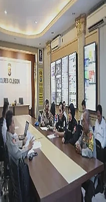 Itwasum Mabes Polri Awasi Operasi Ketupat Maung 2026 di Polres Cilegon