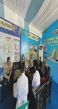 Tim Wasops Itwasum Mabes Polri Tinjau Kesiapan Posyan Alun-Alun Serang