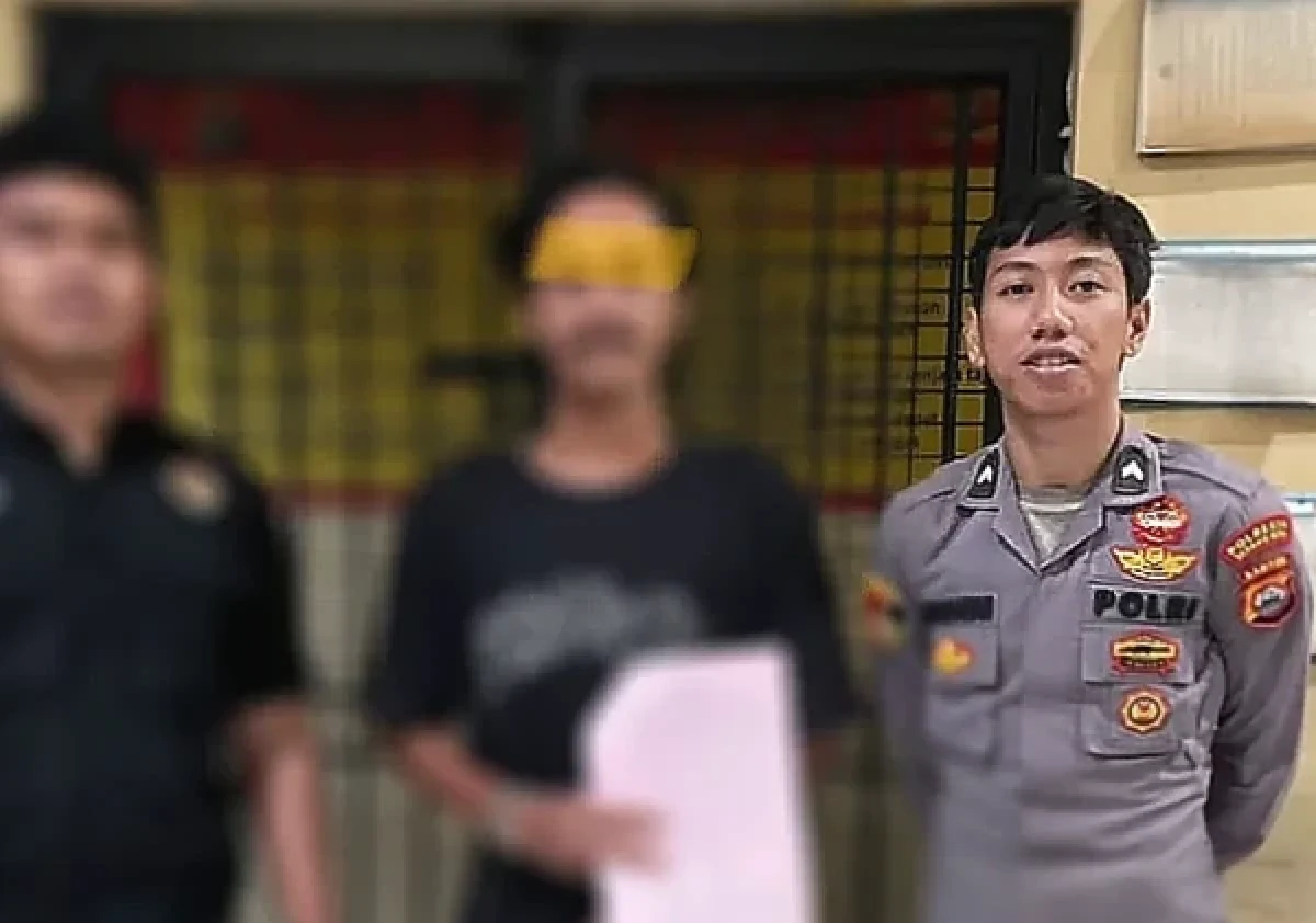 Polsek Kramatwatu Titipkan Tersangka Kepemilikan Senjata Api ke Rutan Polresta Serkot