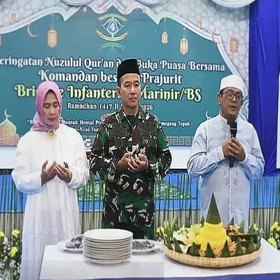 Brigif 4 Marinir Gelar Syukuran HUT ke-22 dengan Santuni Warga dan Apresiasi Prajurit