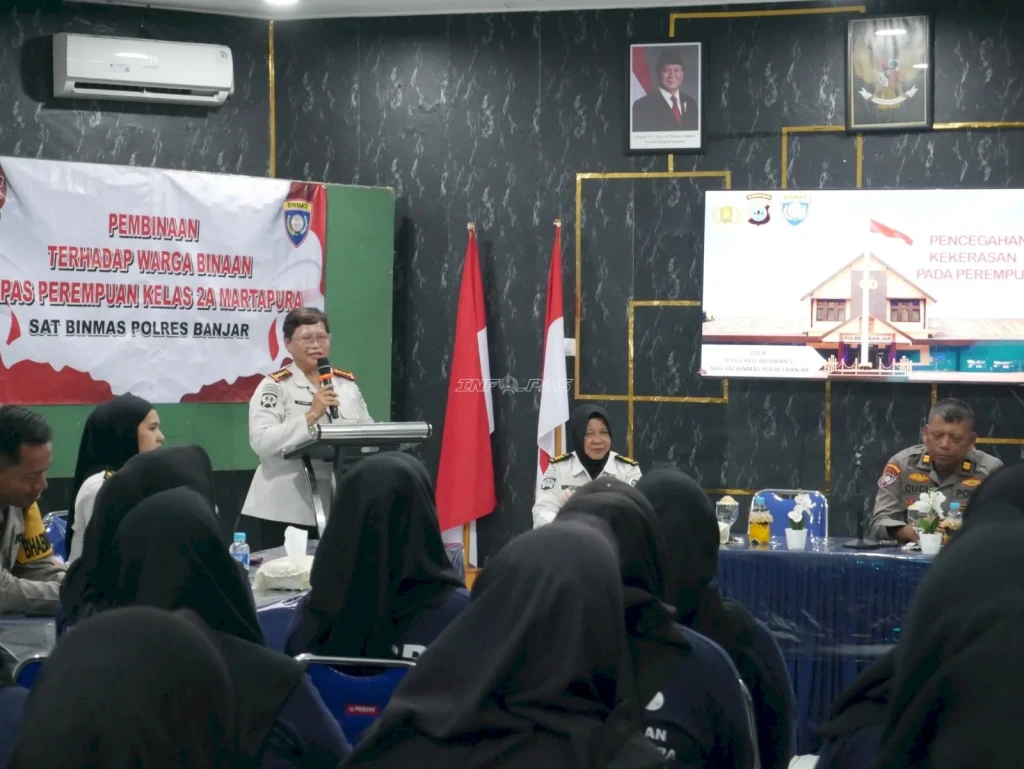 Lapas Perempuan Martapura Gandeng Polres Banjar Beri Edukasi KDRT dan Perkuat Keamanan