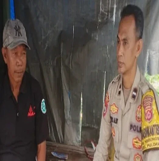 Bhabinkamtibmas Puloampel Sambangi Staf Desa di Cilegon, Jaga Kondusifitas Kamtibmas