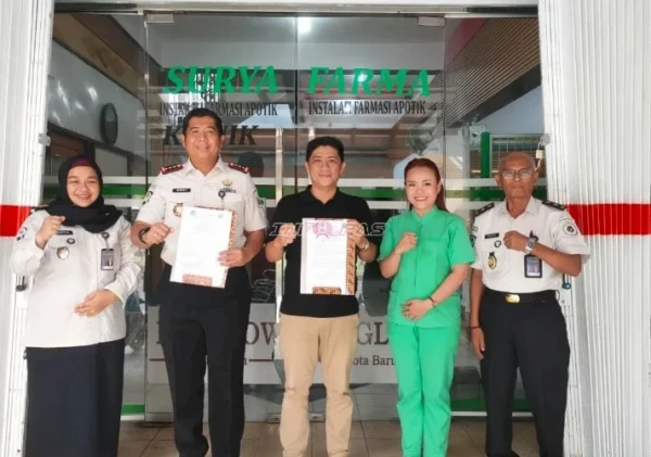 Lapas Kotabaru dan Klinik Surya Farma Sepakati Kerja Sama Layanan Laboratorium
