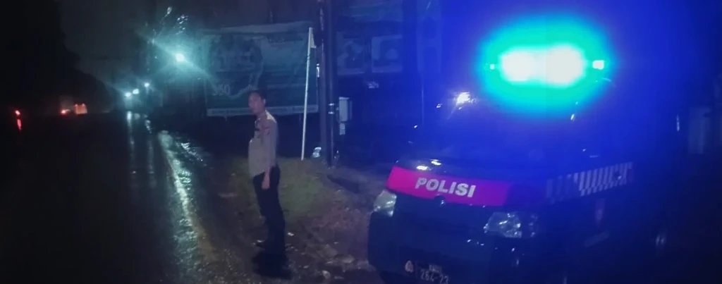 Polsek Kramatwatu Gelar Patroli Malam di Jalan Serang-Cilegon, Antisipasi Kejahatan