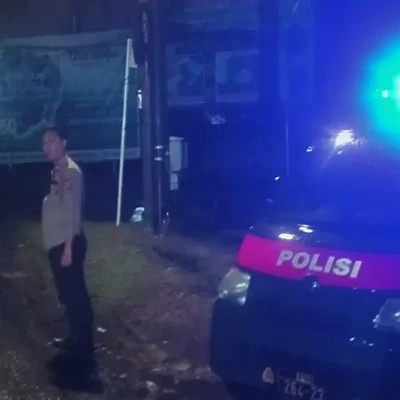 Polsek Kramatwatu Gelar Patroli Malam di Jalan Serang-Cilegon, Antisipasi Kejahatan