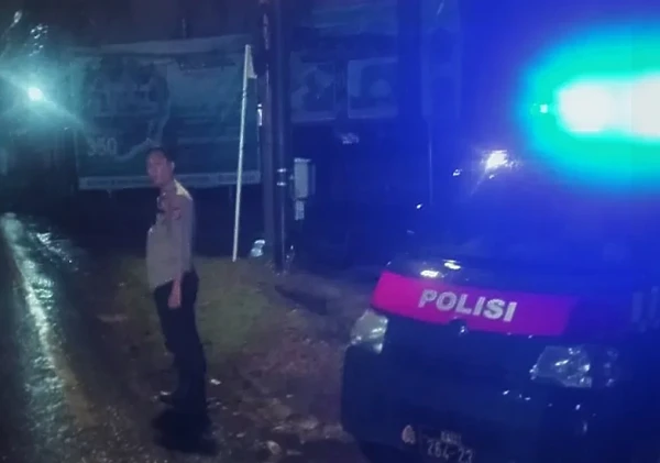 Polsek Kramatwatu Gelar Patroli Malam di Jalan Serang-Cilegon, Antisipasi Kejahatan