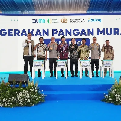 Stok Beras Nasional Capai 3,9 Juta Ton, Bulog dan Polri Jamin Ketersediaan Pangan