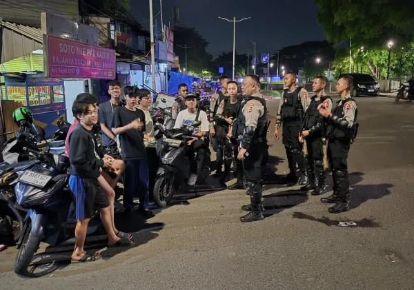 Patroli Sahur On The Road Detasemen Perintis Polri Jaga Kamtibmas di Polda Metro Jaya