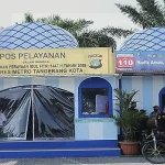 Petugas Gabungan Siagakan Pos Pelayanan Mudik Lebaran 2026 di Rest Area Tangerang