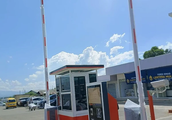 PT MSM Tiga Matra Satria Pasang Palang Parkir Otomatis Hybrid di Rest Area KCIC Padalarang
