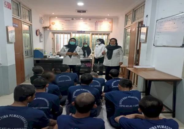 Lapas Cipinang Gelar Skrining dan Edukasi Kesehatan untuk 40 Tahanan Baru