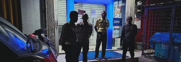 Polsek Cipocok Jaya Gelar Patroli Dialogis di Bank BRI Sempu Serang