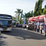 Pemkot Cilegon Berangkatkan 50 Bus Mudik Gratis, Layani Lebih 2.000 Pemudik
