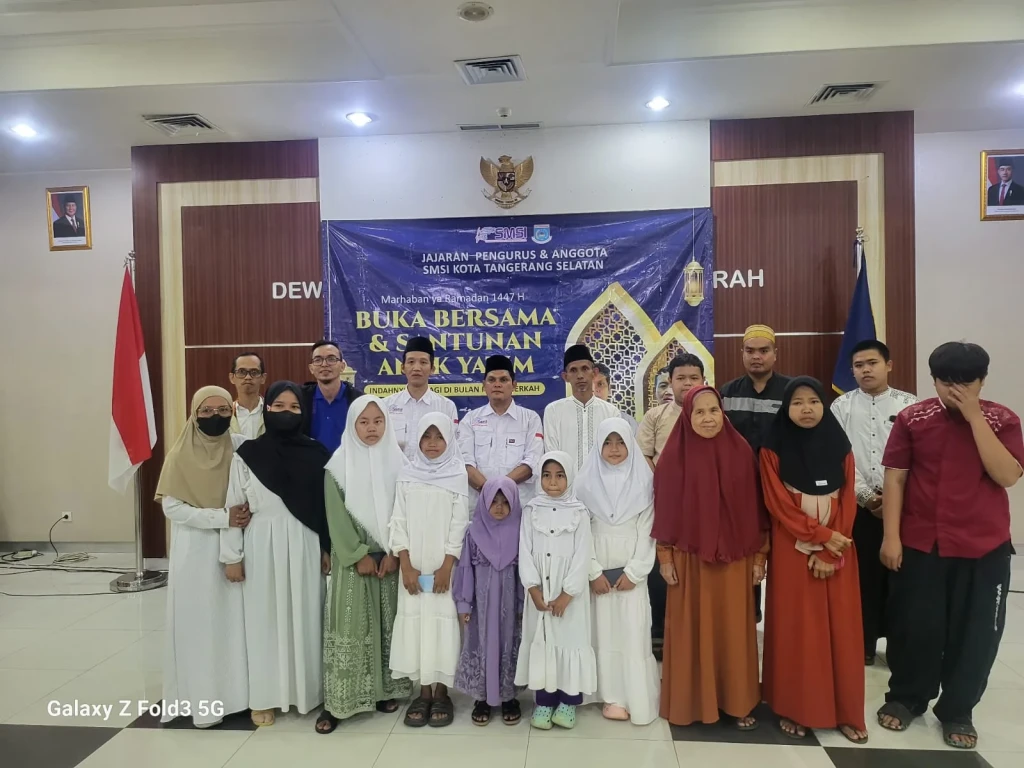 SMSI Tangsel Tutup Rangkaian Ramadhan dengan Tausiah dan Doa Anak Yatim
