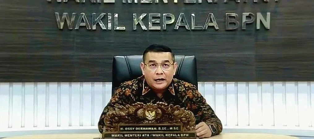 Wamen ATR/BPN Ossy Dermawan Minta Percepatan Penyelesaian Berkas Layanan Pertanahan