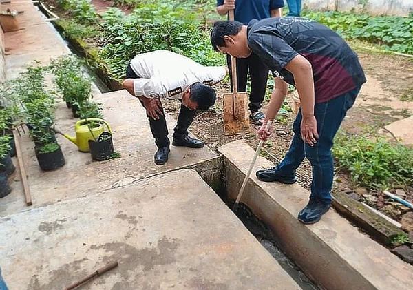 Lapas Bandar Lampung Inspeksi Branggang Antisipasi Banjir Saat Cuaca Ekstrem