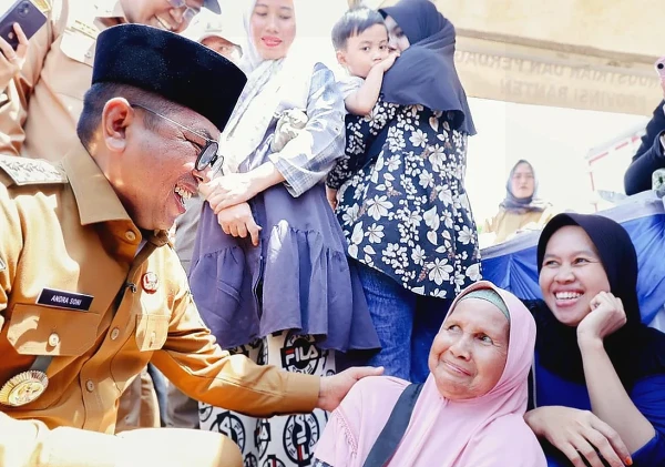 Warga Antusias Belanja Kebutuhan Pangan Murah di Bazar Ramadan Pemprov Banten