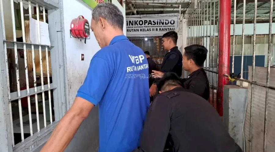 Rutan Rantau Rutin Geledah Kamar Hunian, Temukan Sejumlah Barang Terlarang