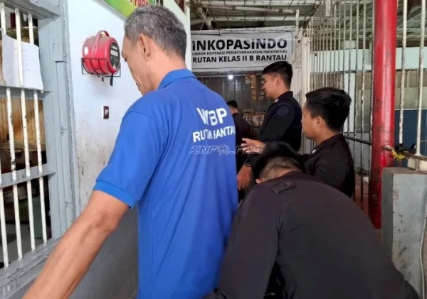 Rutan Rantau Rutin Geledah Kamar Hunian, Temukan Sejumlah Barang Terlarang