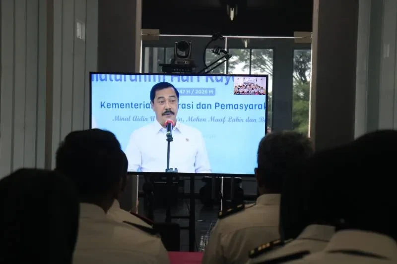 Lapas Pemuda Madiun Ikuti Halal Bihalal Virtual Kemenimipas Rayakan Idul Fitri 1447 H