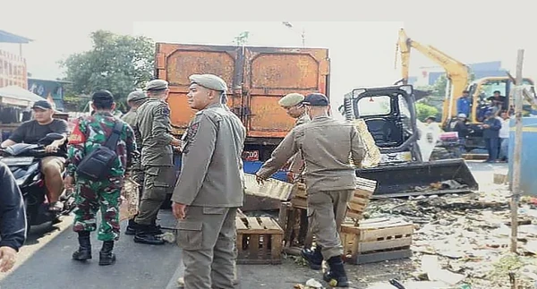 Pemkot Tangerang Lanjutkan Penertiban Pasar Sipon Jelang Idul Fitri
