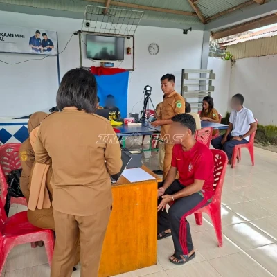 Lapas Tual dan Disdukcapil Gelar Adminduk Terpadu untuk Warga Binaan