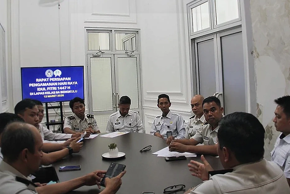 Lapas Bengkulu Siapkan Pengamanan dan Remisi Khusus Jelang Idulfitri