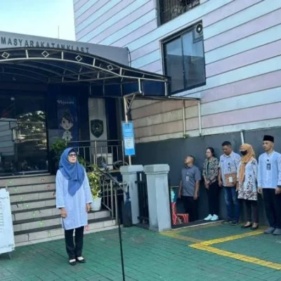 Bapas Jakarta Selatan Gelar Apel Pagi, Bagikan Multivitamin dan Bingkisan Lebaran