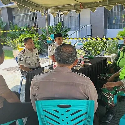 Lapas Pemuda Madiun Sinergi dengan TNI-Polri Amankan Kunjungan Lebaran 2026