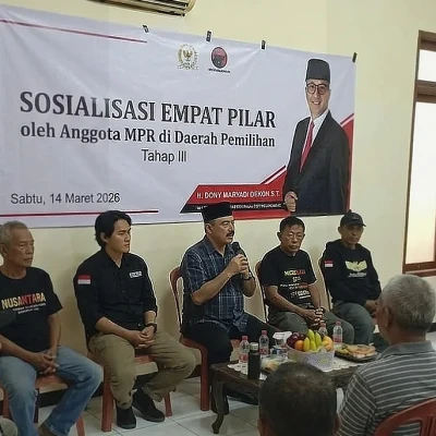 Anggota DPR Dony Maryadi Oekon Gelar Sosialisasi Empat Pilar di Tasikmalaya