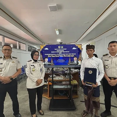 Maknai Nyepi, Kalapas Bandar Lampung Serahkan Remisi Khusus ke Warga Binaan