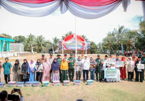 TMMD Dorong Pemerataan Pembangunan Desa di Pandeglang, Wagub Banten: Hambatan Akses Dapat Dikurangi